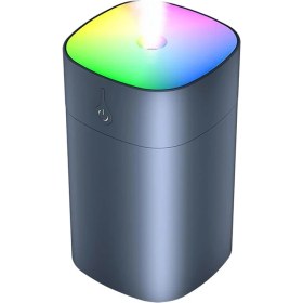 Resim 400 ml Ultrasonik Hava Nemlendirici Ortam Nemlendirici Işıklı Hava Nemlendirici Buharlı Nemlendirici Buhar Makinesi ve Aroma Difüzörü H2O Nemlendirici Oda Nemlendirici Hava Temizleyici (Siyah) 
