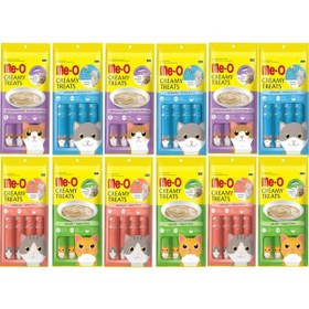 Resim Me-O Karışık Sıvı Yetişkin Kedi Ödülü 12'li 4 x 15 G 