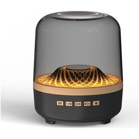 Resim Ev Kablosuz Cam Rgb Aydınlatmalı Bluetooth Subwoofer Hoparlör 