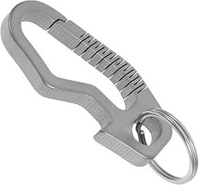 Resim HANABASS Açık Hava Çok Fonksiyonlu Toka Anahtar Klipsleri Minik Klipler Mini Klipsi Klipsi Küçük Minik Klipsi Klipsleri Ağır Silver Titanyum Alaşımı 