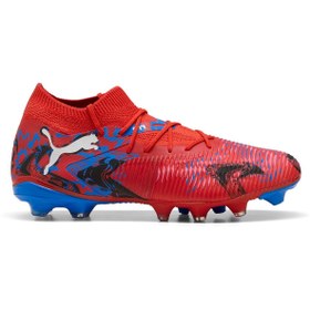 Resim Puma Future 8 Match Playmkr Fg-Ag Erkek Kırmızı Çim Saha Kramponu 