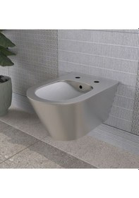 Resim Lucco Asma Klozet İçi Beyaz Dışı Platin 