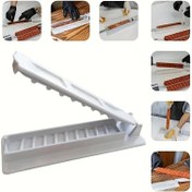 Resim 1 adet Dayanıklı ABS Plastik BBQ Sosis Yapıcı Aracı - Mükemmel Açık Hava Piknikleri için Tek Sıra Izgara Basınçlı, Kolay Barbekü Hazırlığı için Gıda Güvenli Tasarım, Açık Hava Izgarası için Izgara Aksesuarları 