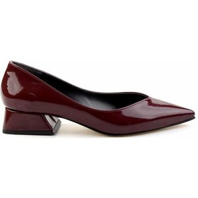 Resim Bordo Kadın Klasik Topuklu Ayakkabı K01992112008 Bordo 