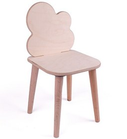 Resim Rozitoys Montessori Çocuk Ahşap Etkinlik Masası Sandalyesi 