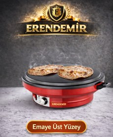 Resim GöncüHome Erendemir Katmer Sacı Yufka Gözleme Sacı Elektrikli Sac “kaliteli” 