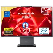 Resim Lenovo Thinkcentre Neo 50A I7 13620H 40GB 512GB M.2 SSD 12SA0013TR ATL12 27 Dokunmatik Ekran Fdos All In One Bilgisayar 