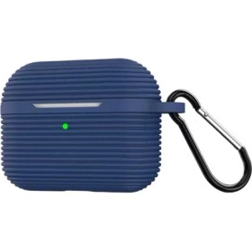 Resim Apple Airpods Pro 3 (3.nesil) Raven Silikon Kılıf - Lacivert 