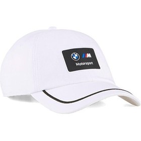 Resim Puma Bmw Mms Heritage Dad Cap Şapka 02687702 Beyaz Beyaz 