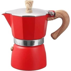 Resim UltraMint Aloha Hes 3 K Moka Pot - Italyan Kahve Cezvesi, 3 Fincanlik Mokapot 