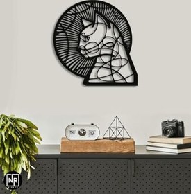 Resim NR Dizayn (421) Kedi Dekoratif Metal Duvar Tablosu 57 X 43 