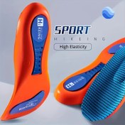 Resim Spor Ayakkabılar İçin Rahat ve Yumuşak Tabanlık, Ter Emici ve Nefes Alabilen Tabanlık, Kötü Koku Önleyici Düz Ayak Koşu Tabanlığı, Cinsiyet Ayrımı Olmayan Yüksek Ayak Desteği EVA Tabanlık 