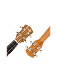 Resim Kmise Zebrano Ağacından Üretilmiş Concert Boy Ukulele 