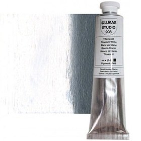 Resim Lukas Studio 37 ML Yağlı Boya No:0208 Titan Beyazı 