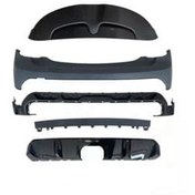 Resim Mini Cooper F55 2021+ Jcw Arka Tampon Set 