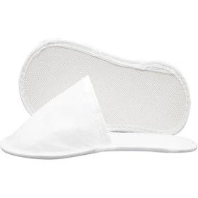 Resim ŞAHKAN NONWOVENS 10 Adet Tek Kullanımlık Otel Terliği Beyaz Çift Ambalajlı 