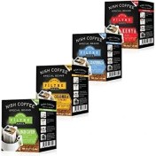 Resim Mena Rise Nish Pratik Filtre Kahve 4&apos;lü Set (Colombia-Guatemala-Kenya-Yüksek Kafein) 