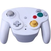 Resim Wii İle Uyumlu Ngc Gamepad 2.4g Kablosuz Gamepad İçin Beyaz 