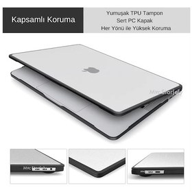 Resim Apple Uyumlu MacBook Air 13.6 İnç M2-m3, Tpu Outdoor A2681 A3113 İle 001 