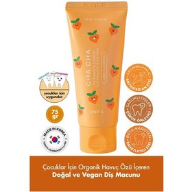 Resim Unpa Çocuklar İçin Doğal ve Vegan Kore Diş Macunu UNPA Cha Cha Children Toothpaste 
