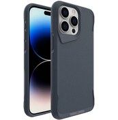 Resim iPhone Uyumlu 15 Pro Kılıf Zore Standlı Airbag Kenarlı T-max Mat Kapak Caselab 