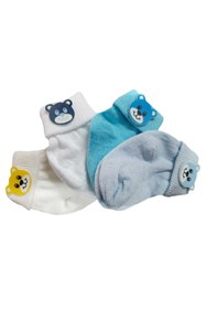 Resim Baby Bakkal 4 Çift Aksesuarlı Bebek Çorabı 