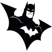 Resim Batman Oto-motor-laptop-duvar-dekor 10 X 9 Cm 