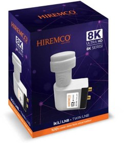 Resim Hiremco Çiftli Twin LNB Ultra HD 8K 