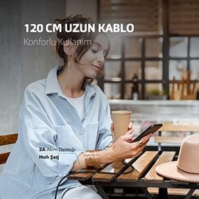 Resim ttec AlumiCable Micro USB 1m. Şarj Kablosu - Kırmızı (2DK11K) 