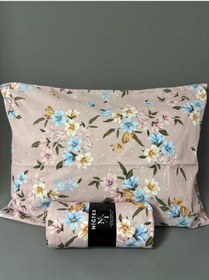 Resim Niğtex Çiçekli Battal Boy Lastikli Çarşaf Seti Pembe 