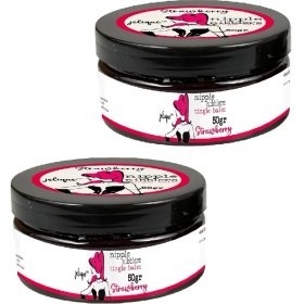 Resim Nipple Nibblers Tingle Strawberry 2 Adet Memeucu Uyarıcılı Balsam Çilek Aromalı 50ML - Çilekli Göğüskremi 