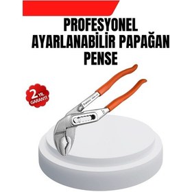 Resim Ayarlanabilir Kurbağacık Pense Boru Anahtarı Çelik Malzeme 