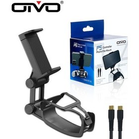 Resim Ps5 Kablosuz Bluetooth Denetleyici Ayarlanabilir Stand/otg Veri Kablosu- Beyaz - Siyah 