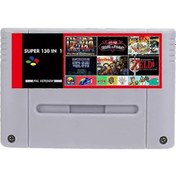 Resim Sfc 16 Bit Oyun Konsolu İçin Süper 130'u 1 Arada Oyun Kartı 