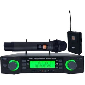 Resim Roof R-203 1 El 1 Yaka Kablosuz Mikrofon 