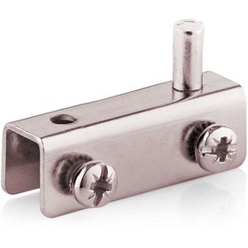 Resim Badem10 Cam Tutucu Etejer U Tipi Cam Raf Ahşap Menteşesi Nikel 