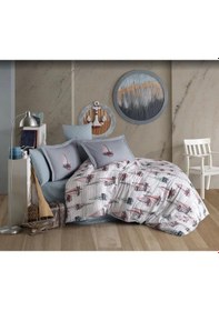 Resim Hobby Çift Kişilik Ranforce Nevresim Takımı Milena Pembe Çok Renkli 