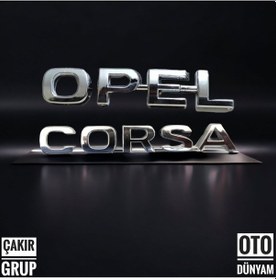 Resim Opel Corsa Bagaj Yazısı Birleşik Yazı 3m Bantlı A Kalite İthal 