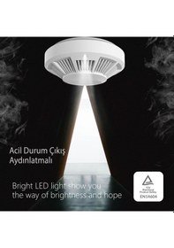 Resim Opax HY-SSA01 Photoelectric Kombine Kablosuz Duman & ISI Dedektörü ve Alarmı 