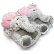 Resim Twigy Aa 0635 Tw Elephant Kadın Hayvanlı Panduf Gri 36-41 001 