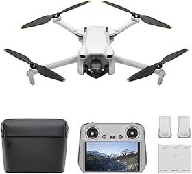 Resim DJI Mini 3 Fly More Combo, DJI RC Ekranlı Kumandalı, 4K 30 FPS, 2.7K 60 FPS, 33DK, Drone, Gri 