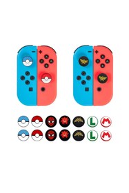 Resim WOTOBE Nintendo Switch/Switch Oled Uyumlu 3D Analog Koruyucu Silikon 