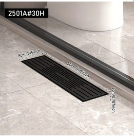 Resim Willowhaven Siyah 2501a 30h Ticari Konut Drenajı Paslanmaz Koku Önleyici Otomatik Açılır 
