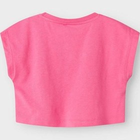 Resim Name It Nmfvıima Capsl Kız Çocuk Crop T-shirt 13228148 Pembe 