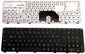 Resim Hp Pavilion DV6-6110SG DV6-6115NR DV6-6117TX DV6-6110US DV6-6105EI DV6-6108SG ile Uyumlu Klavye Türkçe Siyah 