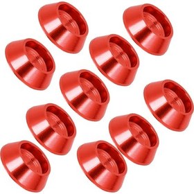 Resim Geeroyoo 10 Adet Aluminyum Alloy Vida Y i - Mn-d90/mn-99/mn-91/fj-45 Rc Araba Modelleri İçin Cnc İşlemli, Hafif Ve Dayanıklı Kırmızı Upgrade Aksesuarı 