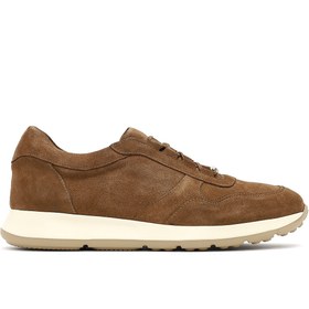 Resim Derimod Erkek Taba Bağcıklı Süet Deri Sneaker,Kışlık Spor Ayakkabı 25WFD630210 