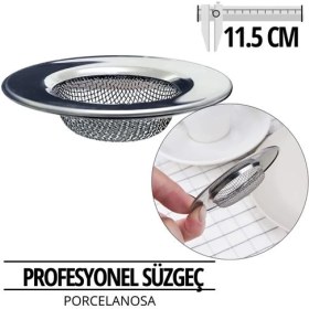 Resim MiraLive Profesyonel 11,50 cm Çap Lavabo Süzgeci 