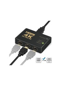 Resim 3 Port Hdmi Switch - 4K - Kumandalı - Ultra Hd - Versiyon:2020 