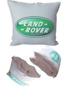 Resim Genel Markalar Land Rover Baskılı Battaniyeli Yastık Opsiyonel Kırlent 